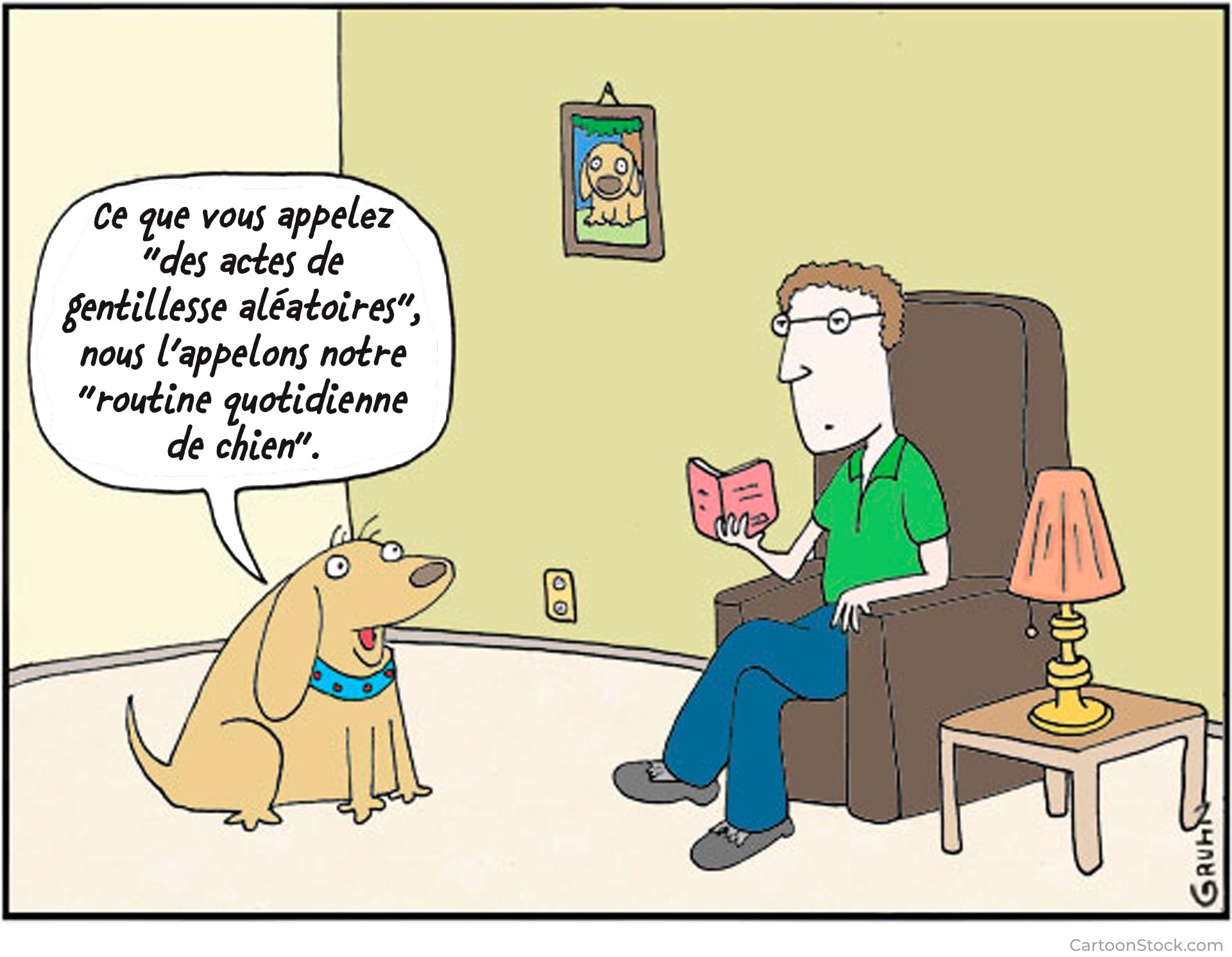 Acte de gentillesse du chien